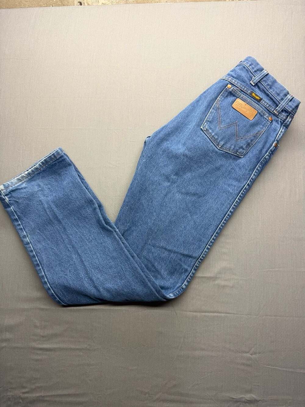 Wrangler 13MWZ Cowboy Cut Jeans Size 34x34 Blue Denim Western
